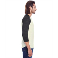 Picture of Unisex Triblend 3/4-Sleeve Raglan