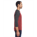 Picture of Unisex Triblend 3/4-Sleeve Raglan