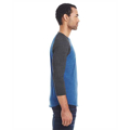 Picture of Unisex Triblend 3/4-Sleeve Raglan