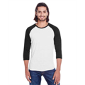 Picture of Unisex Triblend 3/4-Sleeve Raglan