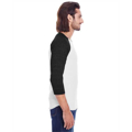 Picture of Unisex Triblend 3/4-Sleeve Raglan