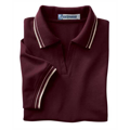 Picture of Ladies' Piqué Polo With Textured Stripe Trim