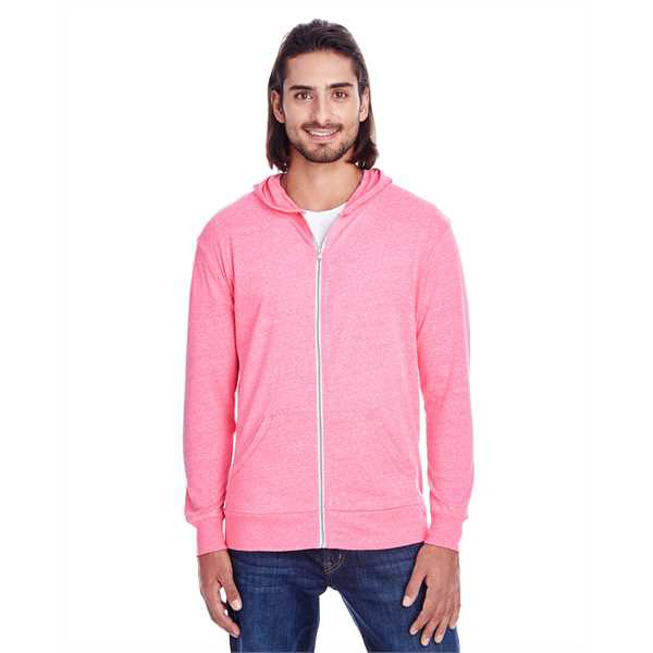 Picture of Unisex Triblend Full-Zip Light Hoodie