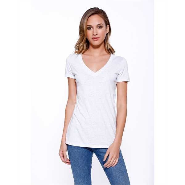 Picture of Ladies' Triblend V-Neck T-Shirt