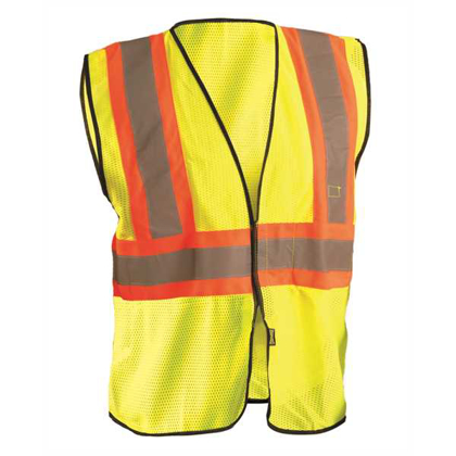 Picture of Men's High Visibility Value Two-Tone Safety Mesh Vest