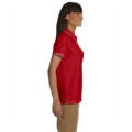 Picture of Ladies' Pima Piqué Short-Sleeve Tipped Polo