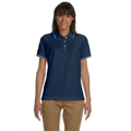 Picture of Ladies' Pima Piqué Short-Sleeve Tipped Polo