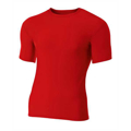Picture of Adult Polyester Spandex Short Sleeve Compression T-Shirt