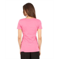 Picture of Ladies' Combed Ring-Spun Cotton Deep-V T-Shirt