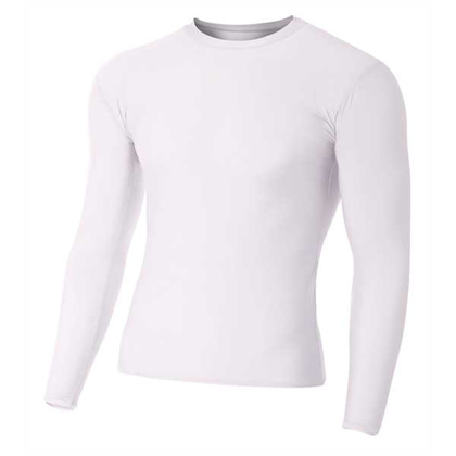Picture of Adult Polyester Spandex Long Sleeve Compression T-Shirt