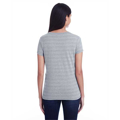 Picture of Ladies' Invisible Stripe V-Neck T-Shirt