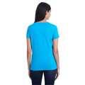 Picture of Ladies' Invisible Stripe V-Neck T-Shirt