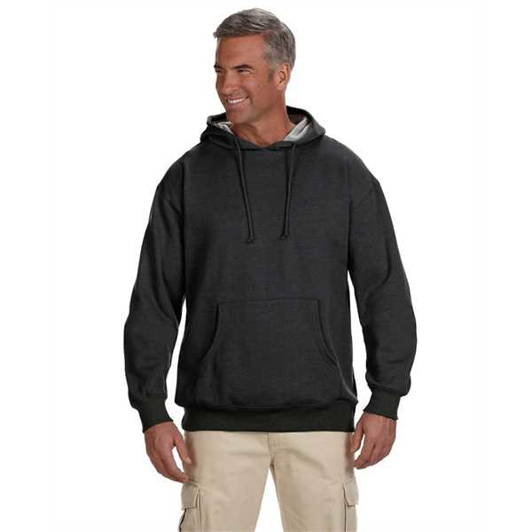 Picture of Adult 7 oz. Organic/Recycled Heathered Fleece Pullover Hood