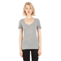 Picture of Ladies' CVC Deep V-Neck T-Shirt