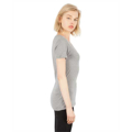 Picture of Ladies' CVC Deep V-Neck T-Shirt