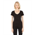 Picture of Ladies' CVC Deep V-Neck T-Shirt