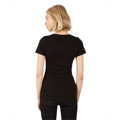 Picture of Ladies' CVC Deep V-Neck T-Shirt