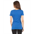 Picture of Ladies' CVC Deep V-Neck T-Shirt