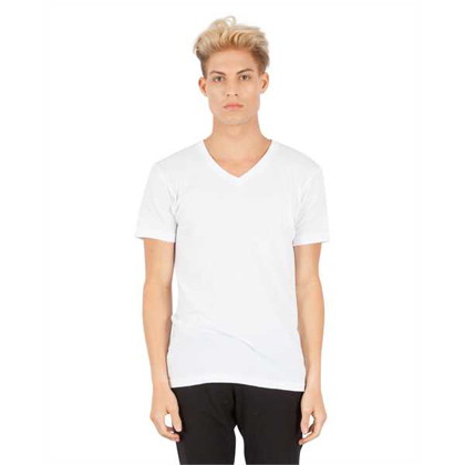 Picture of Men's CVC V-Neck T-Shirt