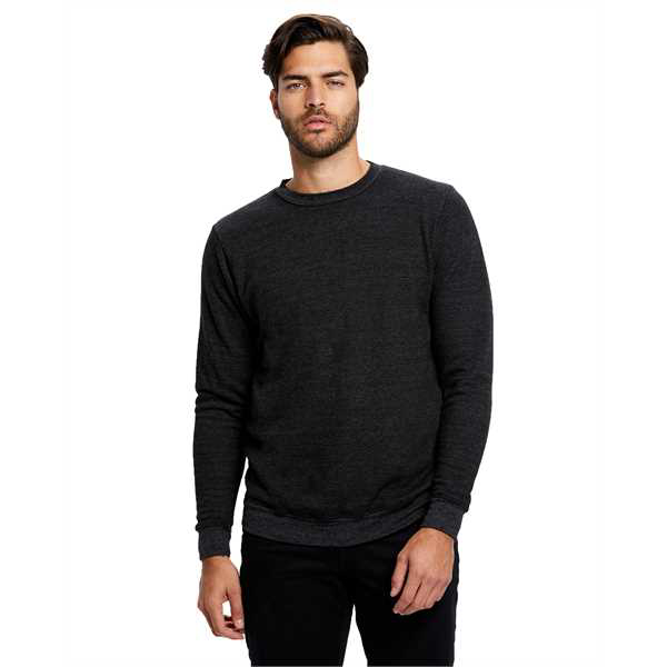 Picture of Unisex 6.5 oz. Heavyweight Loop Terry Triblend Long-Sleeve Crew