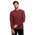 Picture of Unisex 6.5 oz. Heavyweight Loop Terry Triblend Long-Sleeve Crew