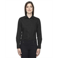 Picture of Ladies' Boulevard Wrinkle-Free Two-Ply 80's Cotton Dobby Taped Shirt with Oxford Twill