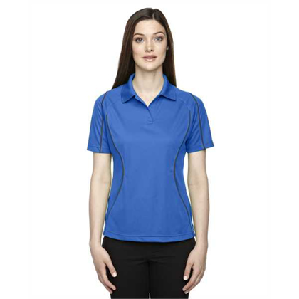 Picture of Ladies' Eperformance™ Velocity Snag Protection Colorblock Polo with Piping