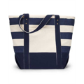Picture of Seaside Zippered Cotton Tote
