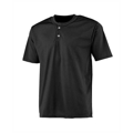 Picture of Adult 2-Button Mesh Henley Jersey