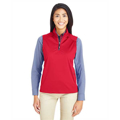 Picture of Ladies' Techno Lite Three-Layer Knit Tech-Shell Quarter-Zip Vest