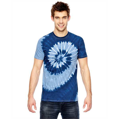Picture of for Team 365 Adult Team Tonal Spiral Tie-Dyed T-Shirt