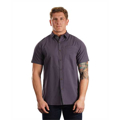 Picture of Men's Peached Poplin Short Sleeve Woven Shirt