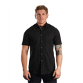 Picture of Men's Peached Poplin Short Sleeve Woven Shirt