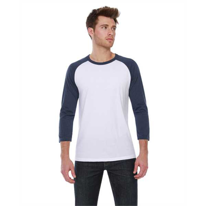 Picture of Men's CVC 3/4 Sleeve Raglan