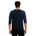 Picture of Unisex 5.2 oz. 3/4-Sleeve Triblend Over-Dyed Raglan