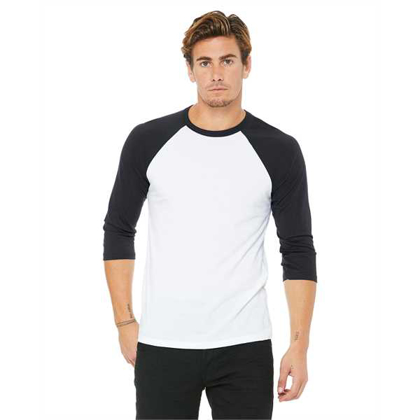 Picture of Unisex 3/4-Sleeve Baseball T-Shirt