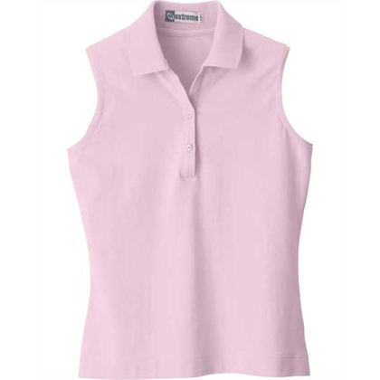 Picture of Ladies Sleeveless Stretch Jersey Polo