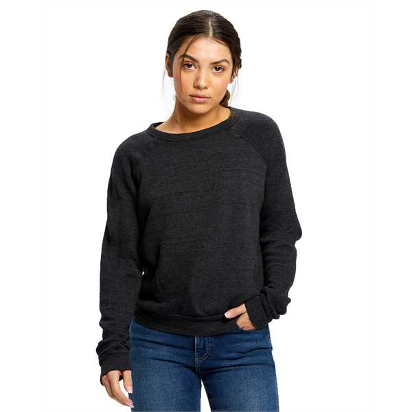 Picture of Ladies' Raglan Pullover Long Sleeve Crewneck Sweatshirt
