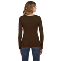 Picture of Ladies' Sheer Mini Rib Long-Sleeve T-Shirt