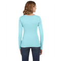 Picture of Ladies' Sheer Mini Rib Long-Sleeve T-Shirt