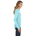 Picture of Ladies' Sheer Mini Rib Long-Sleeve T-Shirt