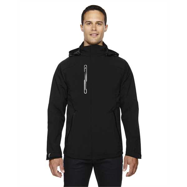 Picture of Men's Axis Soft Shell Jacket with Print Graphic Accents