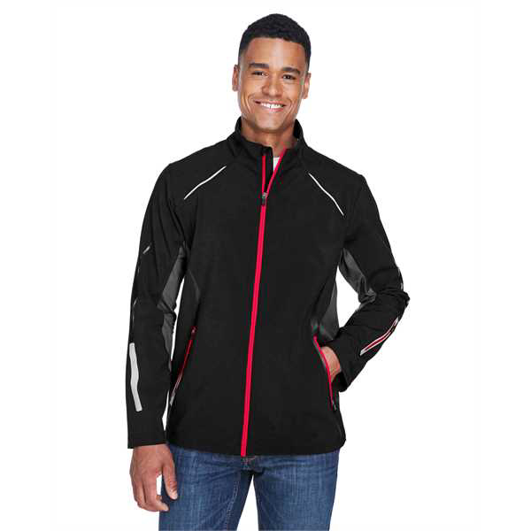 Picture of Men's Pursuit Three-Layer Light Bonded Hybrid Soft Shell Jacket with Laser Perforation