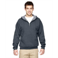 Picture of Adult 8 oz. NuBlend® Fleece Quarter-Zip Pullover Hood