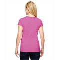 Picture of Ladies' Vapor® Cotton Short-Sleeve V-Neck T-Shirt