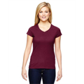 Picture of Ladies' Vapor® Cotton Short-Sleeve V-Neck T-Shirt