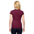 Picture of Ladies' Vapor® Cotton Short-Sleeve V-Neck T-Shirt