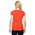 Picture of Ladies' Vapor® Cotton Short-Sleeve V-Neck T-Shirt