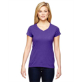 Picture of Ladies' Vapor® Cotton Short-Sleeve V-Neck T-Shirt