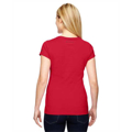 Picture of Ladies' Vapor® Cotton Short-Sleeve V-Neck T-Shirt